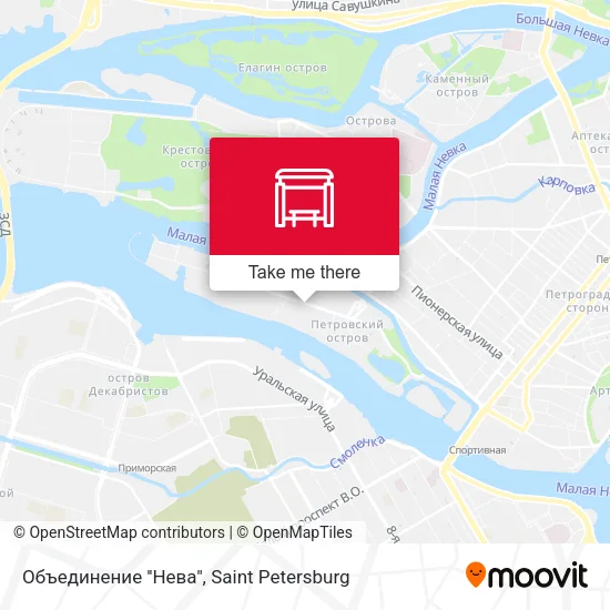 Объединение ''Нева'' map