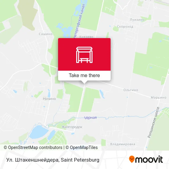 Ул. Штакеншнейдера map