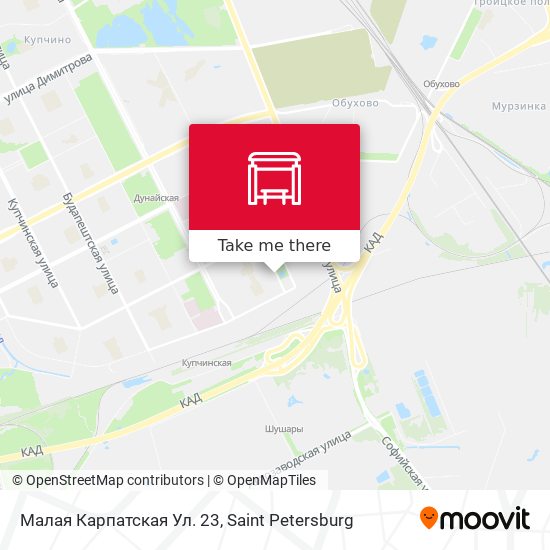 Малая Карпатская Ул. 23 map