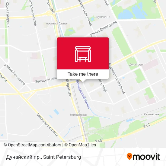 Дунайский пр. map