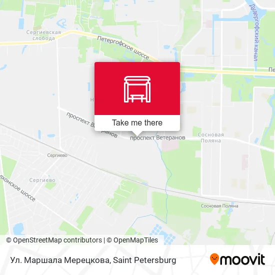 Ул. Маршала Мерецкова map