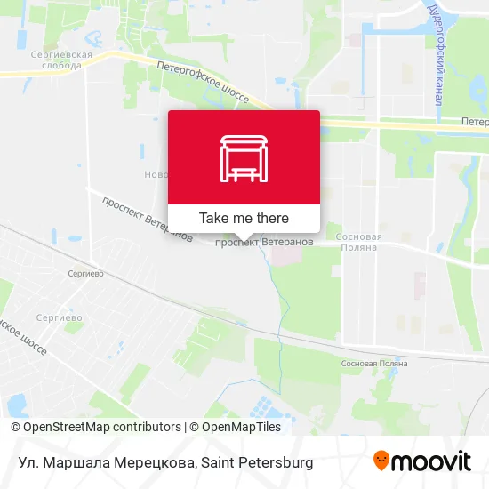 Ул. Маршала Мерецкова map