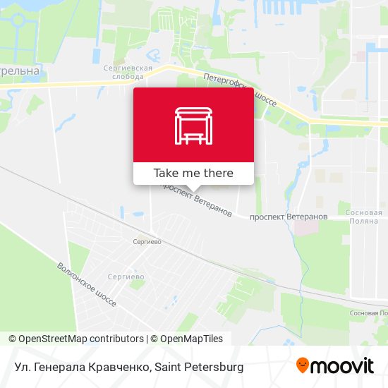 Ул. Генерала Кравченко map