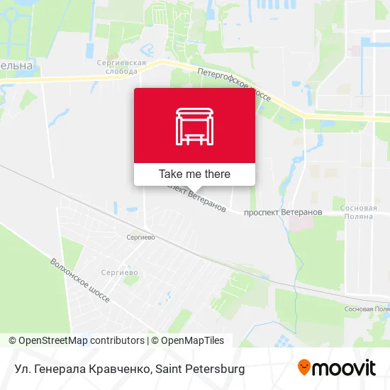 Ул. Генерала Кравченко map