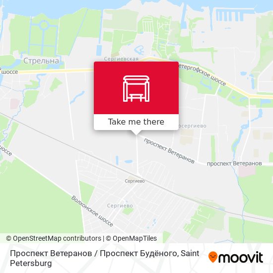 Проспект Ветеранов / Проспект Будёного map