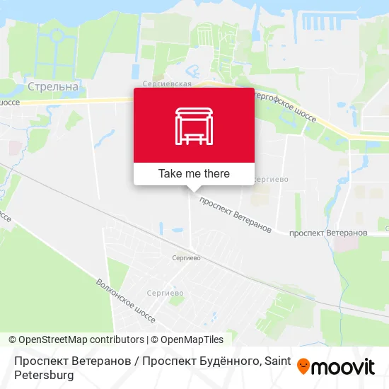 Проспект Ветеранов / Проспект Будённого map
