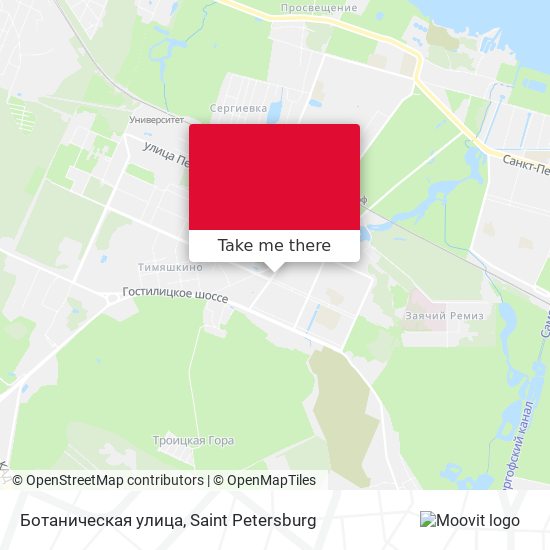 Ботаническая улица map