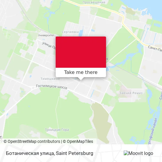 Ботаническая улица map