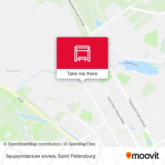 Арцеуловская аллея map