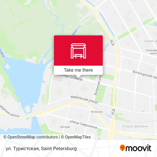 ул. Туристская map