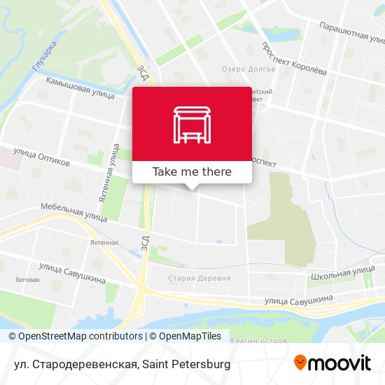 ул. Стародеревенская map