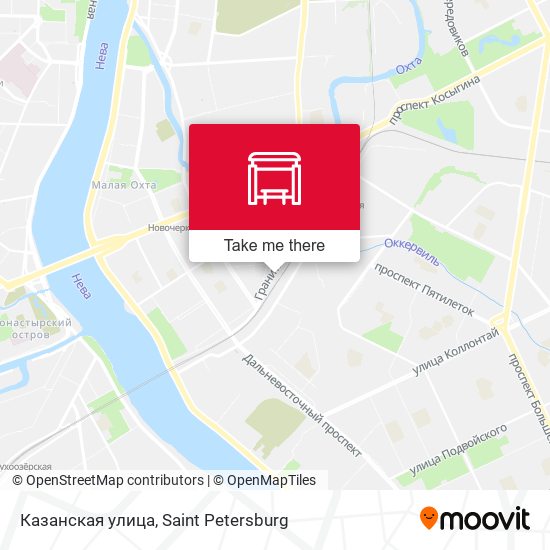 Казанская улица map