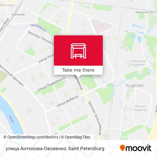 улица Антонова-Овсеенко map