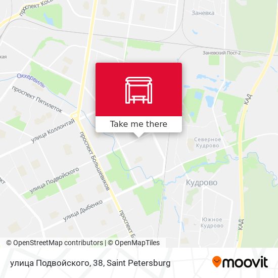 улица Подвойского, 38 map