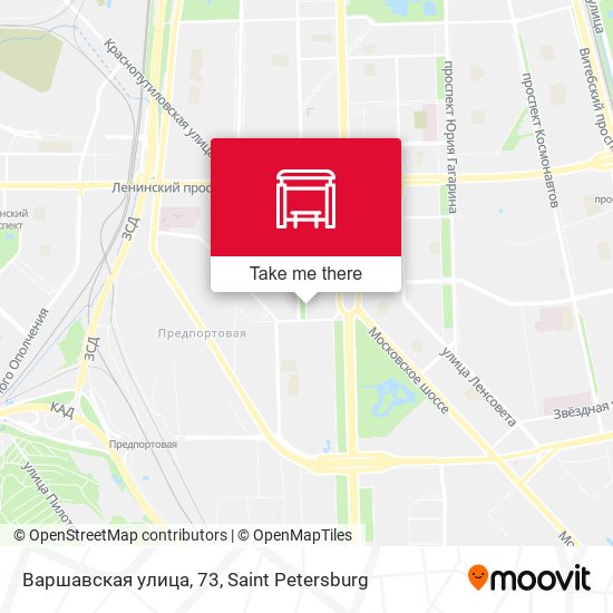 Варшавская улица, 73 map