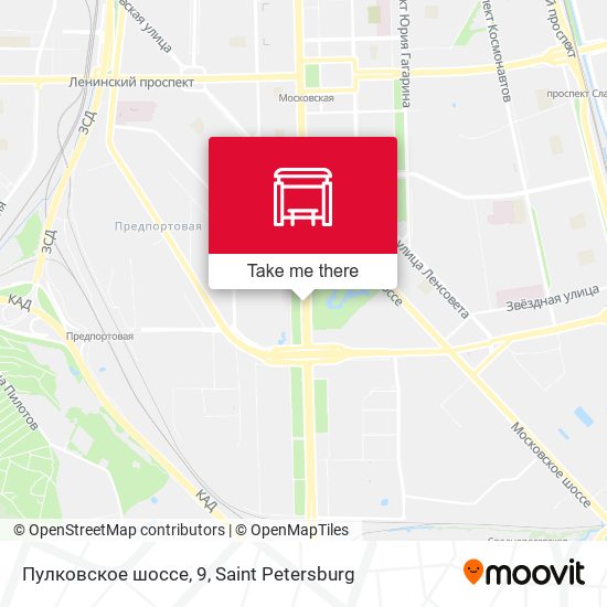 Пулковское шоссе, 9 map