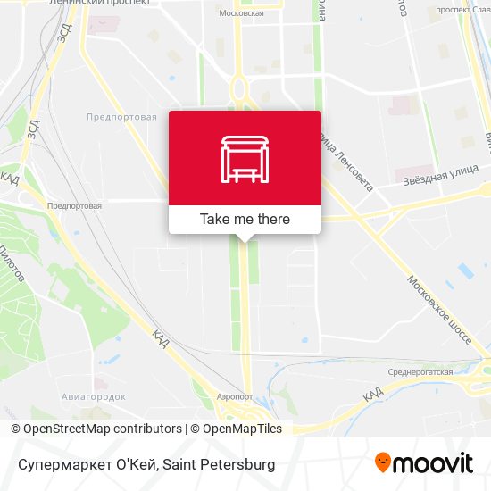 Супермаркет О'Кей map
