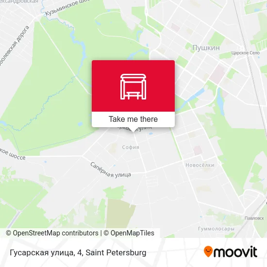 Гусарская улица, 4 map