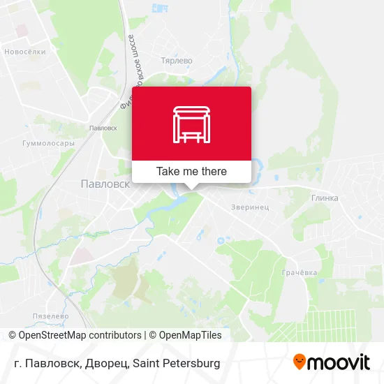 г. Павловск, Дворец map