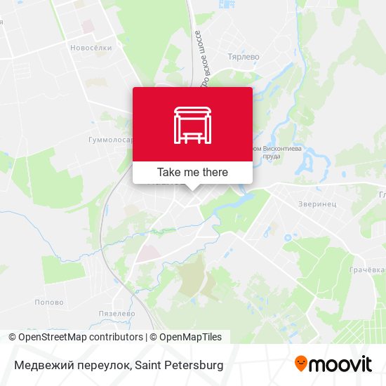 Медвежий переулок map