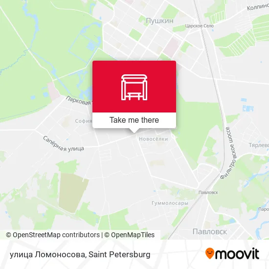 улица Ломоносова map