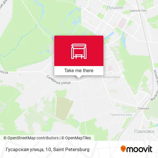 Гусарская улица, 10 map