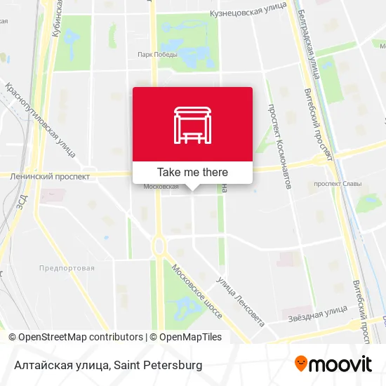 Алтайская улица map
