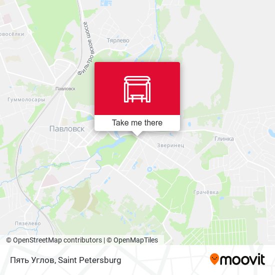 Пять Углов map