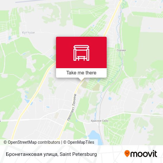 Бронетанковая улица map