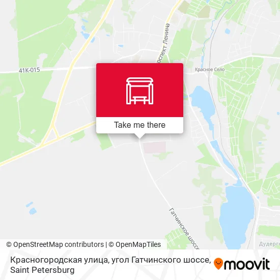 Красногородская улица, угол Гатчинского шоссе map