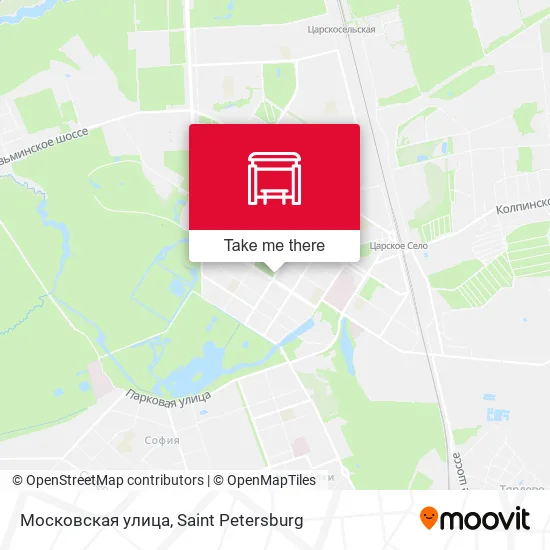 Московская улица map