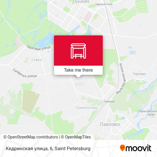 Кедринская улица, 6 map