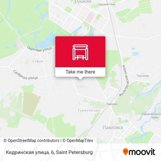 Кедринская улица, 6 map