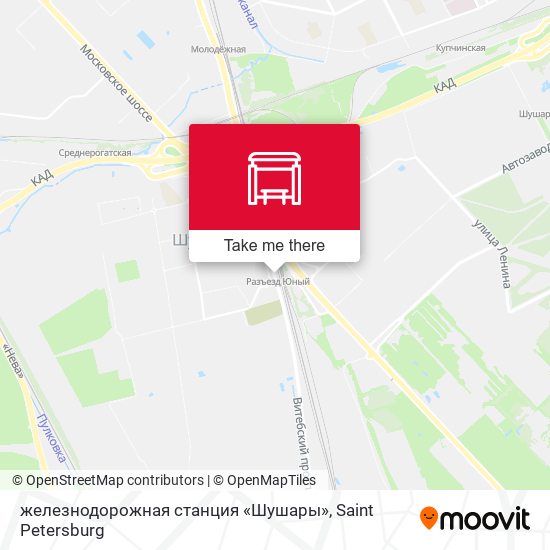 железнодорожная станция «Шушары» map