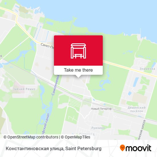 Константиновская улица map
