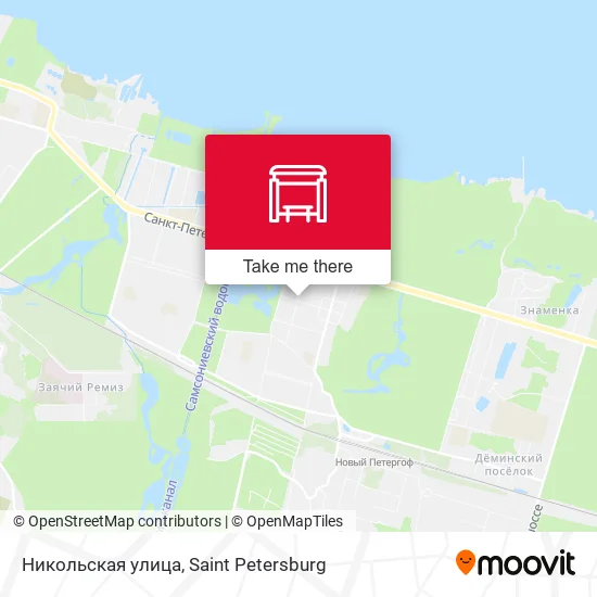 Никольская улица map