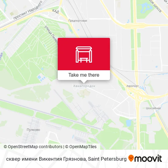 сквер имени Викентия Грязнова map