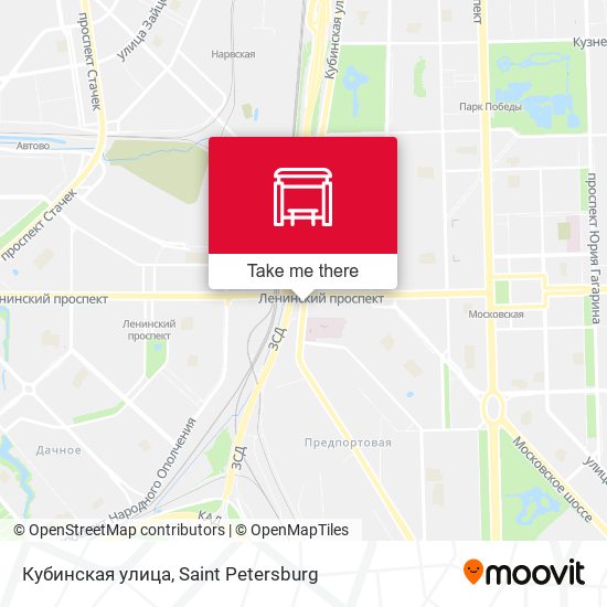 Кубинская улица map