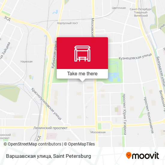 Варшавская улица map