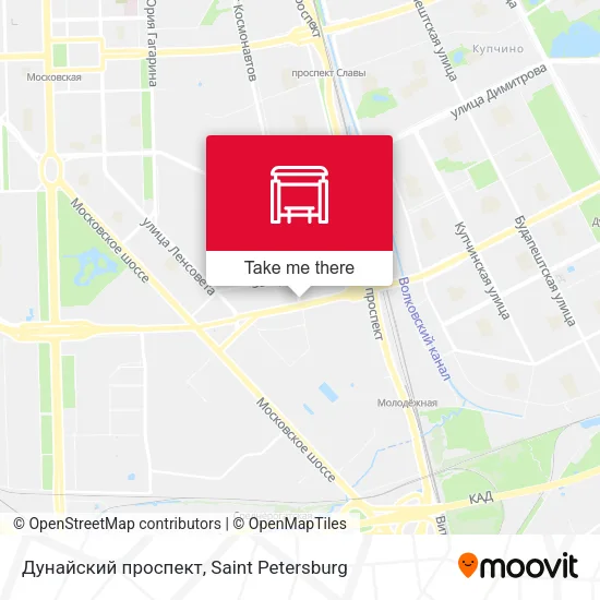 Дунайский проспект map