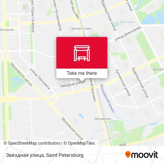 Звёздная улица map