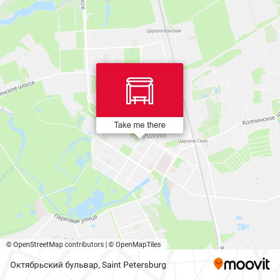 Октябрьский бульвар map