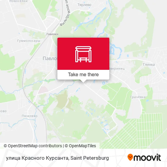 улица Красного Курсанта map