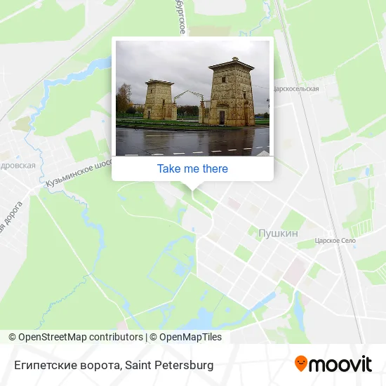 Египетские ворота map