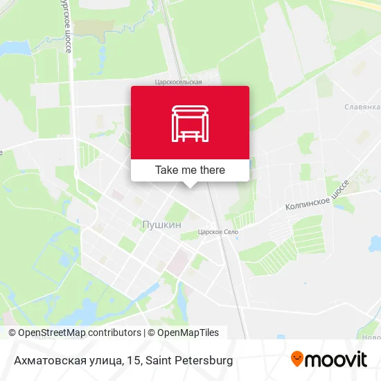 Ахматовская улица, 15 map