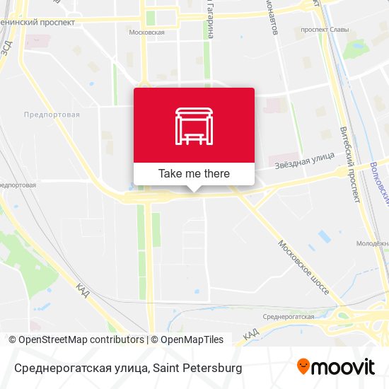 Среднерогатская улица map