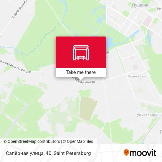 Сапёрная улица, 40 map