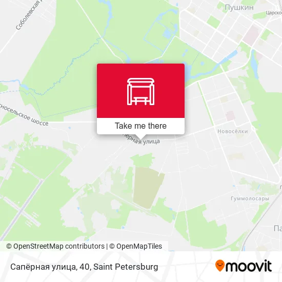 Сапёрная улица, 40 map