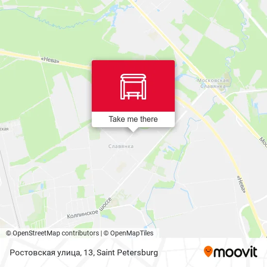 Ростовская улица, 13 map