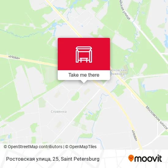 Ростовская улица, 25 map